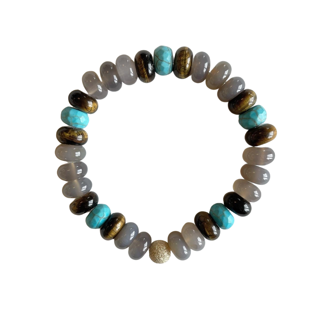 Turquoise, Tiger Eye and Light Grey BAE for Men